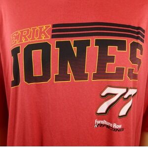 Erik Jones T Shirt 3XL #77 Furniture Row Racing NASCAR Polyester‎ Fanatics